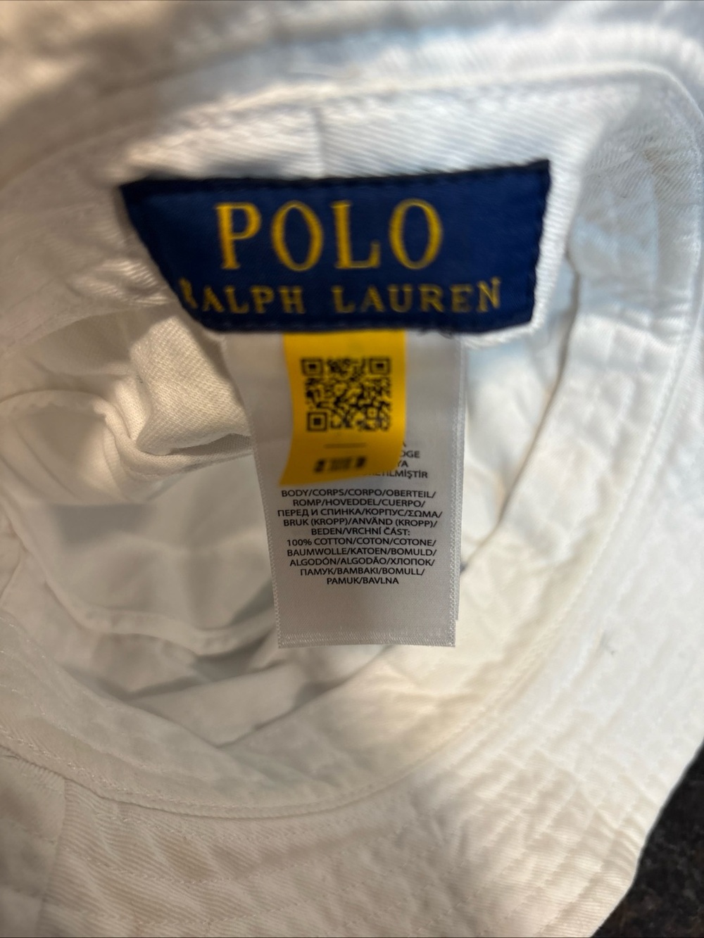 Polo by Ralph Lauren White Bear Embroidered Bucket Hat - Picture 7 of 8
